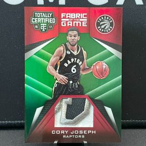 2016-17 Panini Totally Certified #46 Cory Joseph Fabric of the Game 2/5 Patch