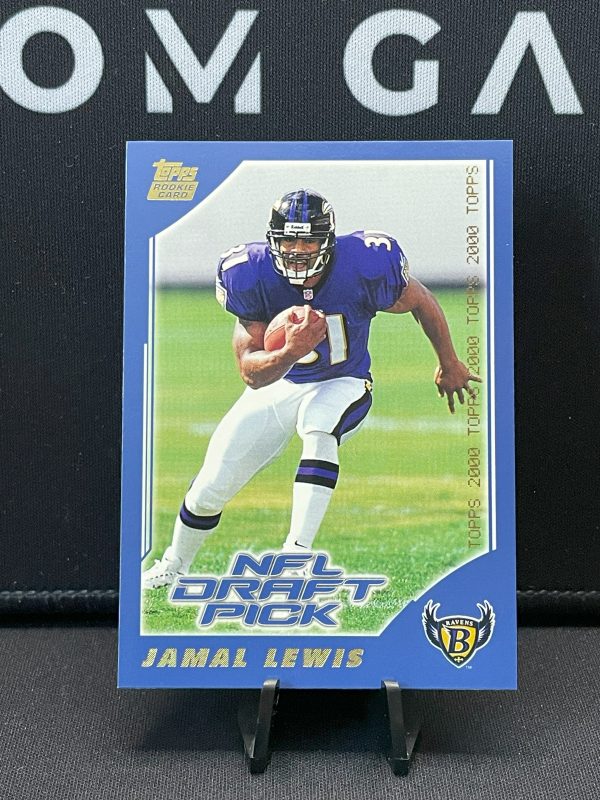 2000 Topps NFL Draft Pick #378 Jamal Lewis Rookie RC - Baltimore Ravens