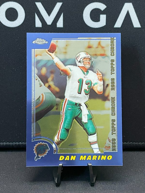 2000 Topps Chrome #CP7 Dan Marino Chrome Previews Miami Dolphins