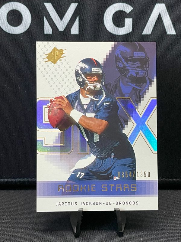 2000 SPx Rookie Stars #108 Jarious Jackson Rookie RC Denver Broncos /1350