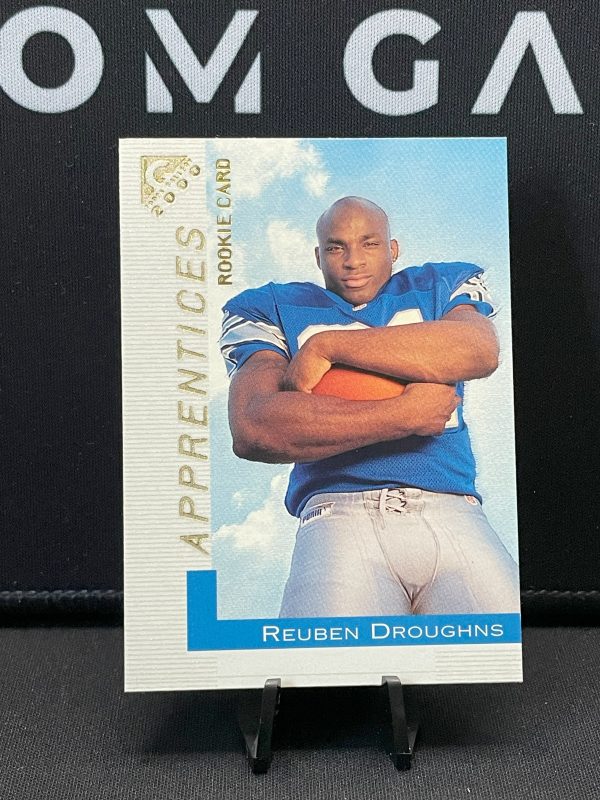 2000 Topps Gallery Apprentices #167 Reuben Droughns Rookie RC Detroit Lions