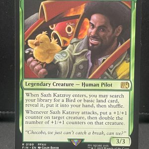 MTG Final Fantasy 199 Sazh Katzroy - Rare Regular - English