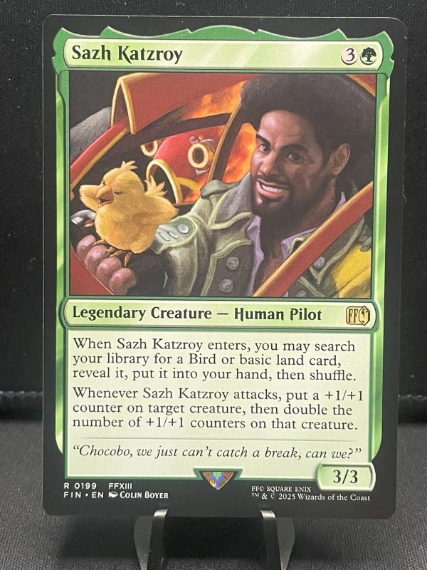 MTG Final Fantasy 199 Sazh Katzroy - Rare Regular - English