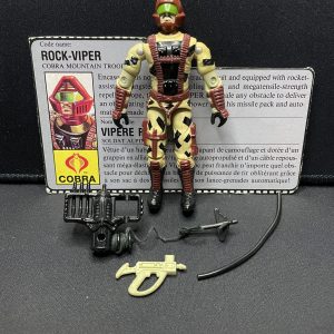 G.I.Joe Hasbro 1990 Rock Viper v1 (Incomplete, Previously Played)