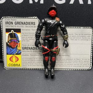 G.I.Joe Hasbro 1988 Iron Grenadiers v1 (Incomplete, Previously Played)