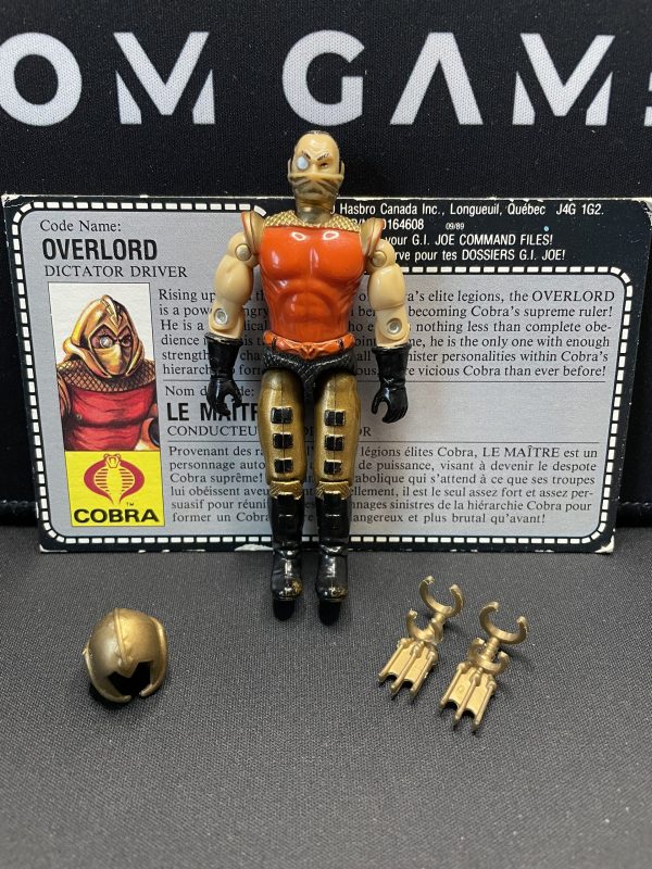 G.I.Joe Hasbro 1990 Overlord v1 (100% Complete, Previously Played)