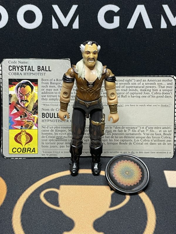 G.I.Joe Hasbro 1987 Crystal Ball (Incomplete, Previously Played)