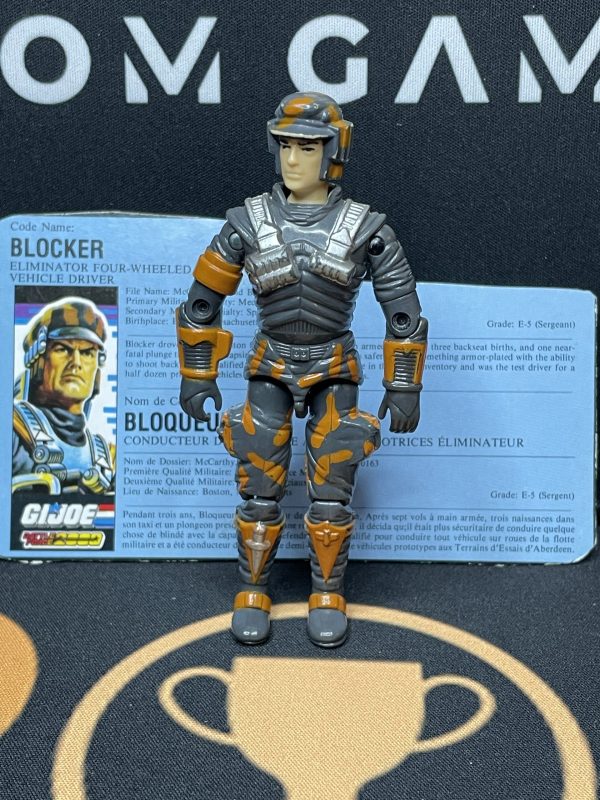 G.I.Joe Hasbro 1987 Blocker v1 (Incomplete, Previously Played)