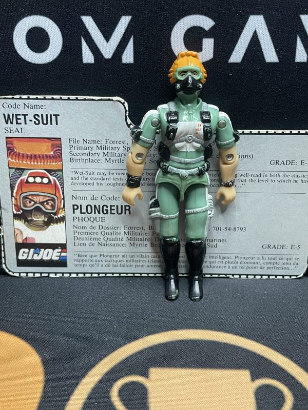 G.I.Joe Hasbro 1986 Wet Suit (Incomplete, Previously Played)
