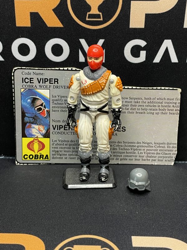 G.I.Joe Hasbro 1987 Ice Viper v1 (Incomplete, Previously Played)