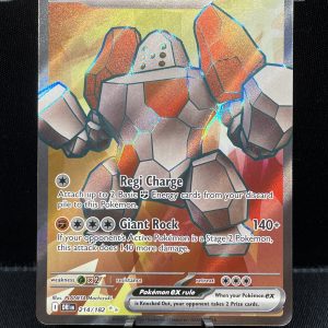 Pokémon TCG Regirock ex - 214/182 Destined Rivals Full Art Ultra Rare