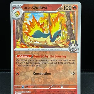 Pokémon TCG - 033/182 Ethan's Quilava Destined Rivals Reverse Holo