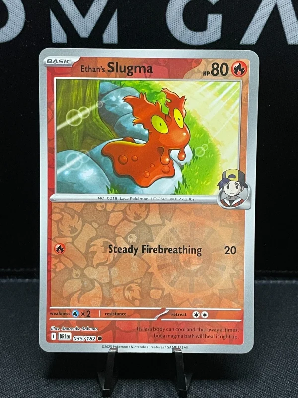 Pokémon TCG - 035/182 Ethan's Slugma Destined Rivals Reverse Holo