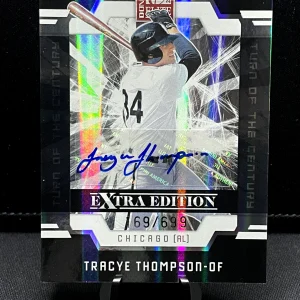 2009 Donruss Elite Extra Edition - #34 Trayce Thompson Auto Rookie 169/699