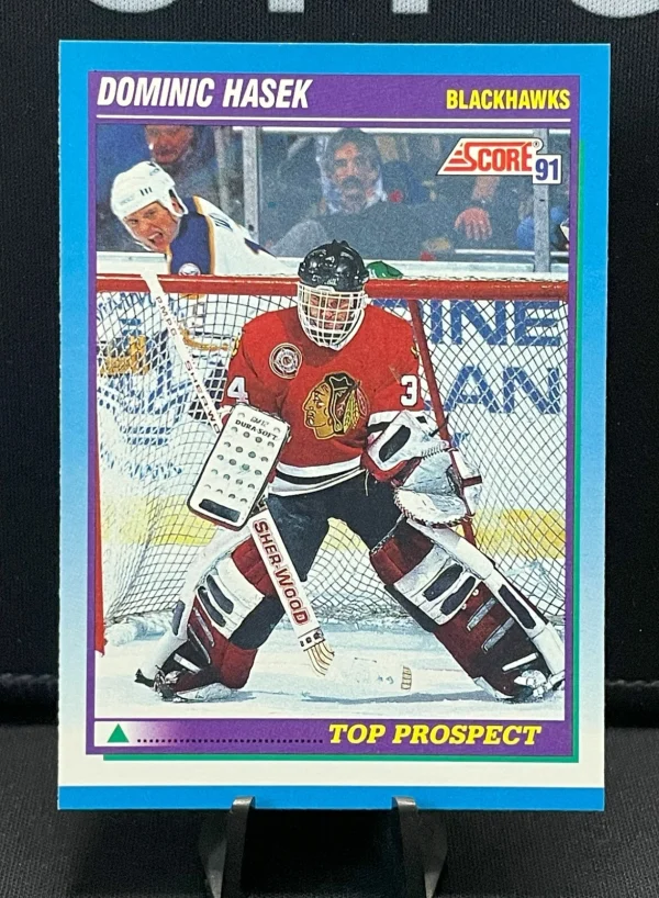 1991-92 Score Canadian English #346 Dominik Hasek RC Rookie Blackhawks