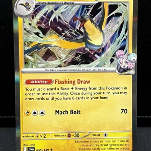 Pokémon TCG Journey Together - 055/159 Iono's Kilowattrel [Holo]