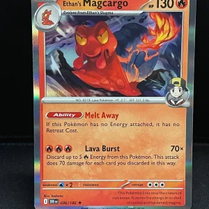Pokémon TCG - 036/182 Ethan's Magcargo Destined Rivals Holo