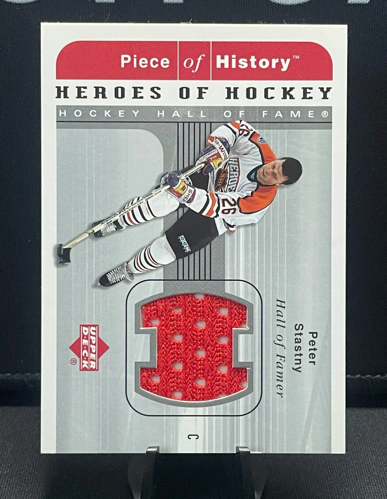 2002-03 Upper Deck Piece of History Heroes of Hockey Jersey #HH-PS Peter Stastny