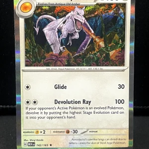 Pokemon TCG Scarlet & Violet 151 142/165 - Aerodactyl (Holo)
