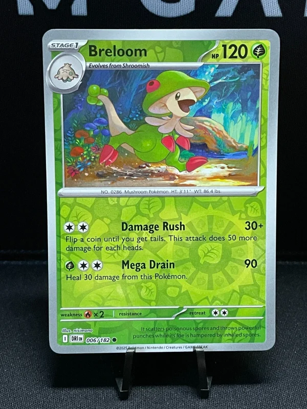Pokémon TCG - 006/182 Breloom Destined Rivals Reverse Holo