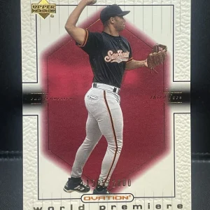 2001 Upper Deck Ovation Rookie SP #79 PEDRO FELIZ #’d /2000 RC - GIANTS