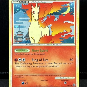 Pokémon TCG Rapidash - 8/102 HS 2010 Triumphant Holo Rare