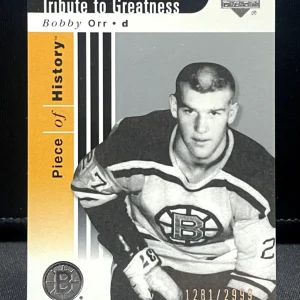 2002-03 Upper Deck Piece Of History #116 Bobby Orr /2999 - Boston Bruins