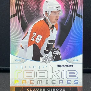 2008-09 Upper Deck Trilogy #117 Claude Giroux Rookie Premieres 888/999 Flyers