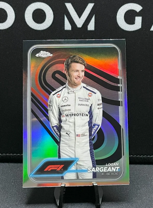 2024 Topps Chrome Formula 1 - #20 Logan Sargeant - Base Refractor - Williams