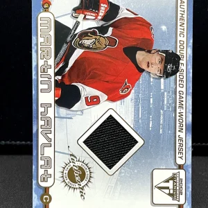 2001-02 Titanium Double-Sided Jerseys #60 Martin Havlat / Roman Cechmanek Jersey