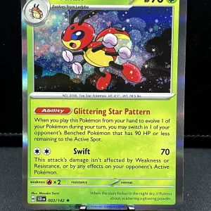 Pokemon TCG Ledian - 003/142 Stellar Crown Holo