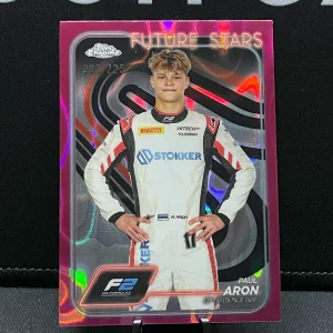 2024 Topps Chrome Formula 1 Future Stars #31 Paul Aron - Fuchsia Lava 005/225