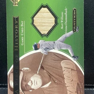 2001 Upper Deck Ovation A Piece of History Bats Matt Williams #MW Diamondbacks
