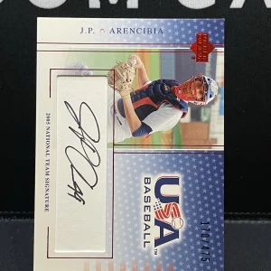 2005 Upper Deck USA Baseball Team #JA - J.P. Arencibia Autograph /475
