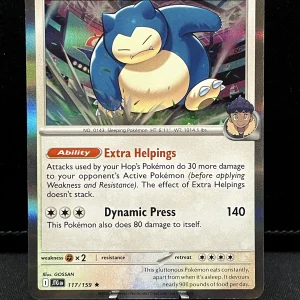 Pokémon TCG Journey Together - 117/159 Hop's Snorlax [Holo]