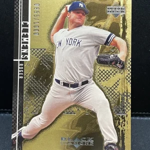 2000 Black Diamond Rookie Edition Gold Roger Clemens #39 Yankees /1000