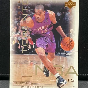 2000-01 Upper Deck Pros & Prospects #79 Vince Carter - Toronto Raptors