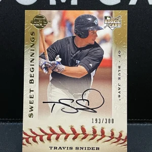 2009 Upper Deck Sweet Spot #129 Travis Snider Auto /300 Toronto RC Blue Jays