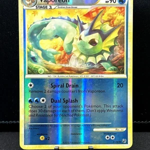 Pokémon TCG Vaporeon - 41/90 Undaunted Reverse Holo Uncommon