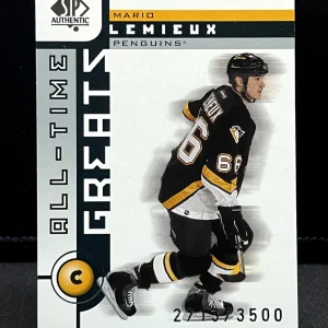 2001-02 SP Authentic All-Time Greats #106 Mario Lemieux 2713/3500 - Penguins