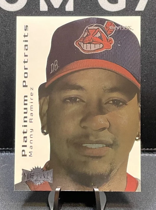 2000 Skybox Metal Platinum Portraits Manny Ramirez 3 of 10 PP Cleveland