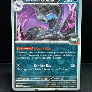 Pokémon TCG - 121/182 Team Rocket's Golbat Destined Rivals Reverse Holo