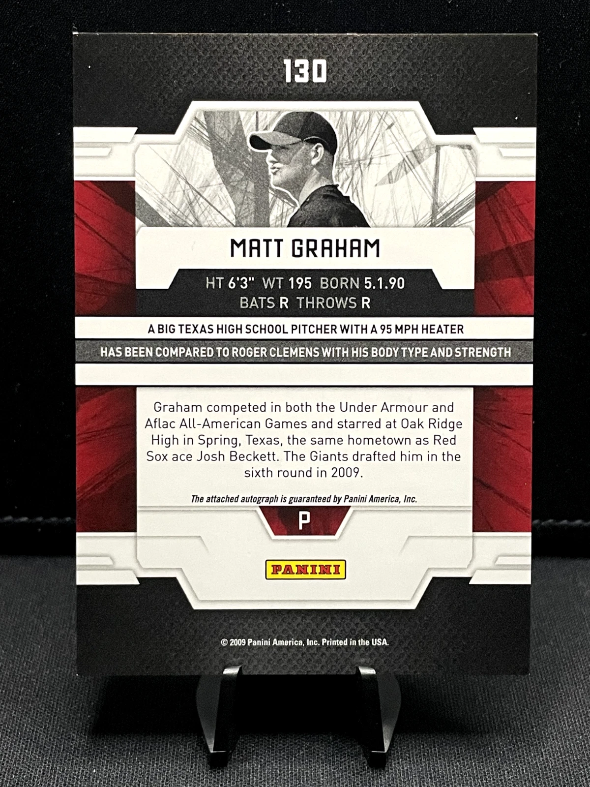 2009 Donruss Elite Extra Edition - #130 Matt Graham - 112/690 - Image 2