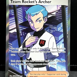 Pokémon TCG - 223/182  Team Rocket's Archer Destined Rivals Trainer