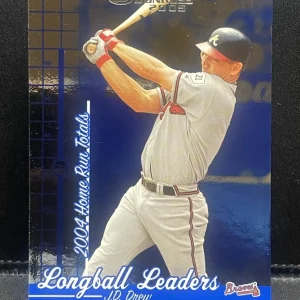 2005 Donruss BLUE Longball Leaders #LL-7 J.D. Drew /1500 Atlanta Braves