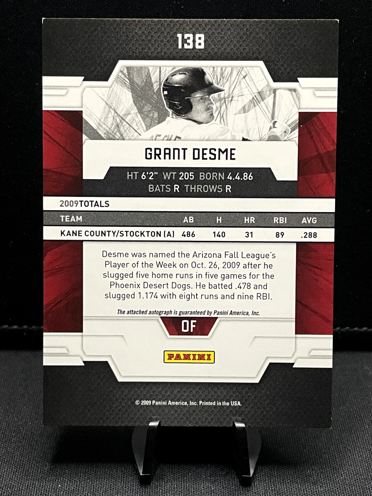 2009 Donruss Elite Extra Edition - #138 Grant Desme - 680/744 - Image 2