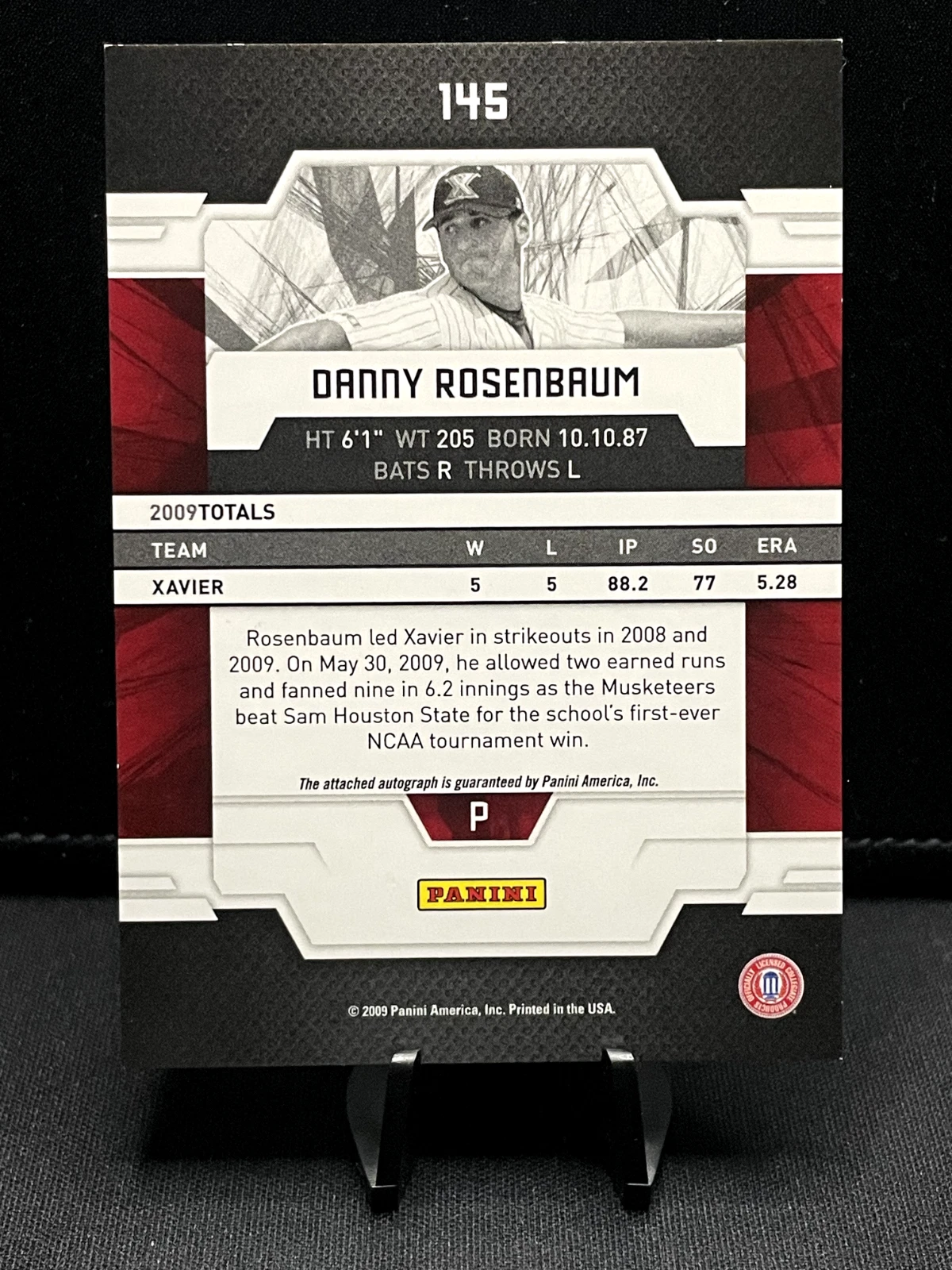 2009 Donruss Elite Extra Edition - #145 Danny Rosenbaum - 248/695 - Image 2