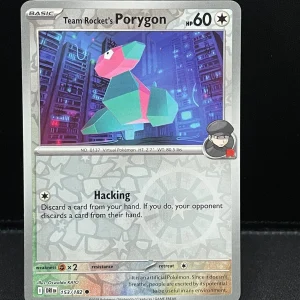 Pokémon TCG - 153/182 Team Rocket's Porygon Destined Rivals Reverse Holo