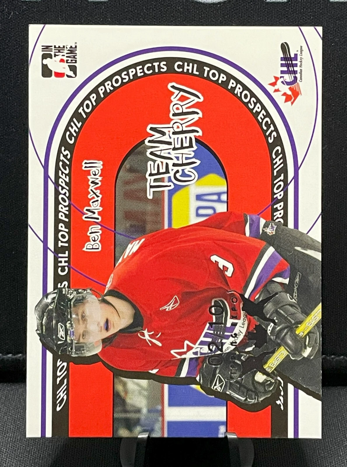 2005-06 ITG CHL Top Prospects #TC-08 Ben Maxwell 02/10 Spring Expo