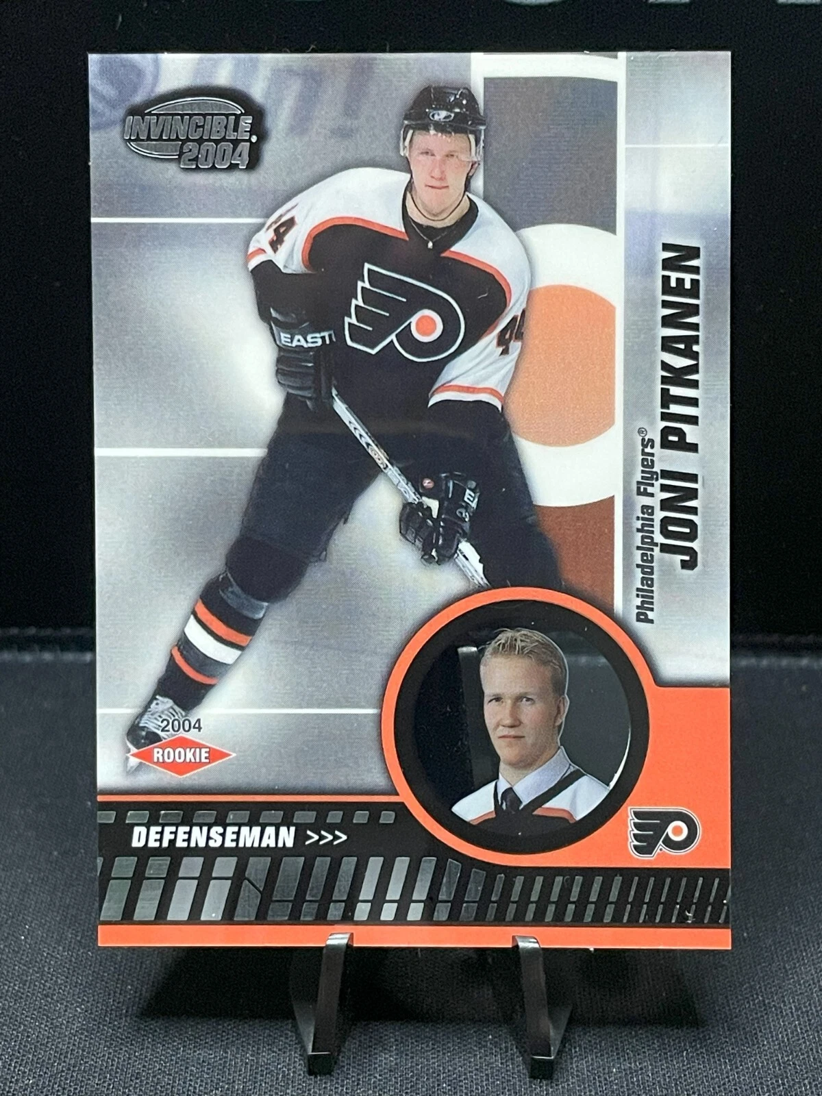 2003-04 Pacific Invincible Joni Pitkanen Rookie #120 - Philadelphia Flyers